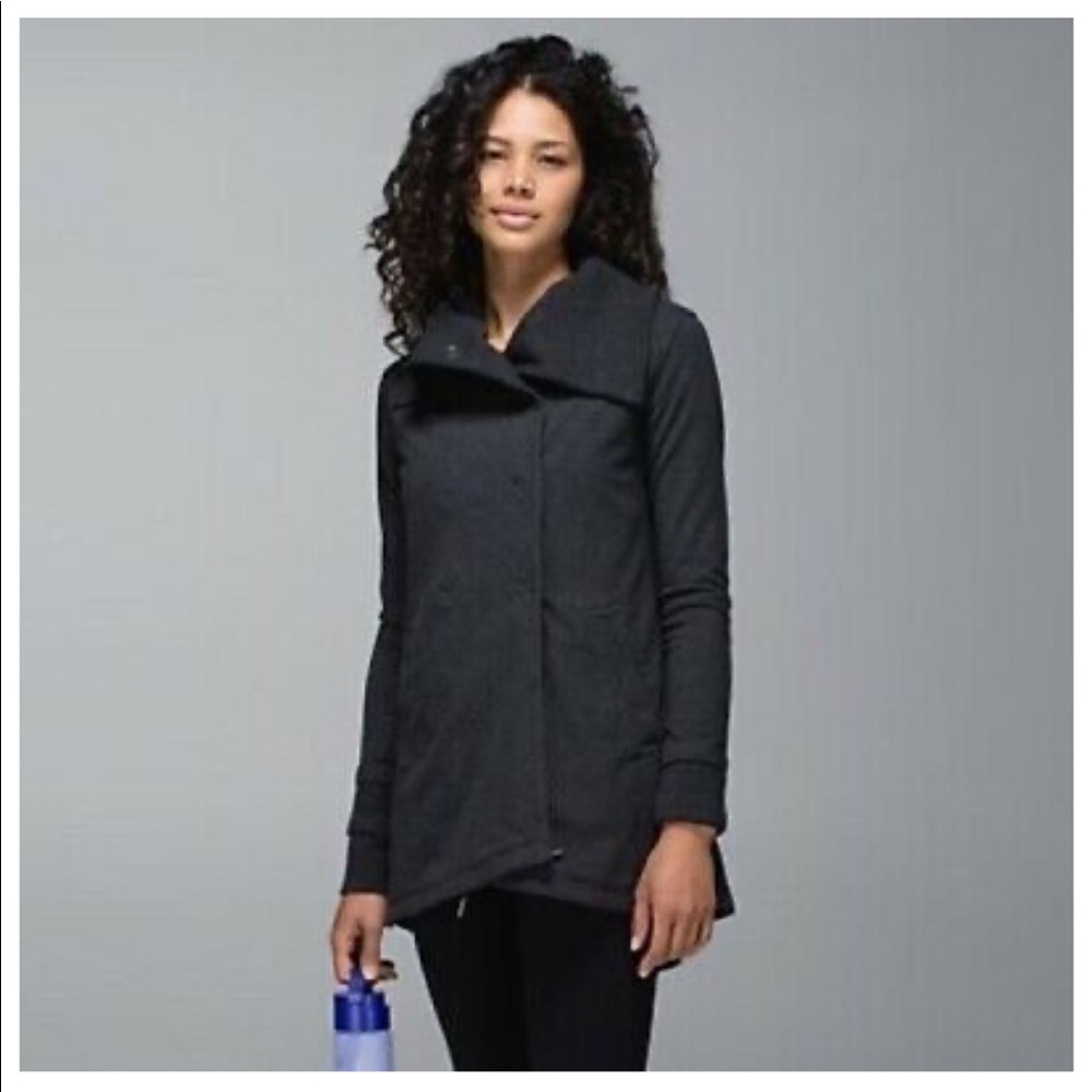 Lululemon Gratitude Wrap Jacket In Gray Size 4